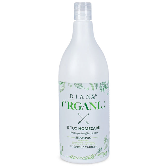 Szampon do włosów Organic Hair Botox Home Care – Naturalny szampon termalny zapewniający długotrwałą gładkość – 1000 ml
