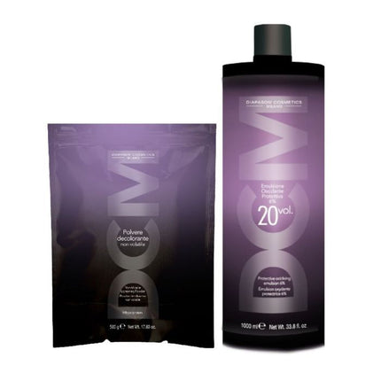 DCM 10 Levels Lightening Powder 500gr + Developer 20VOL 1000ml