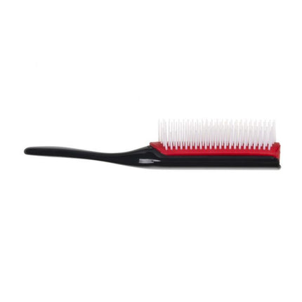 Denman D4 brush large 9-row black red white