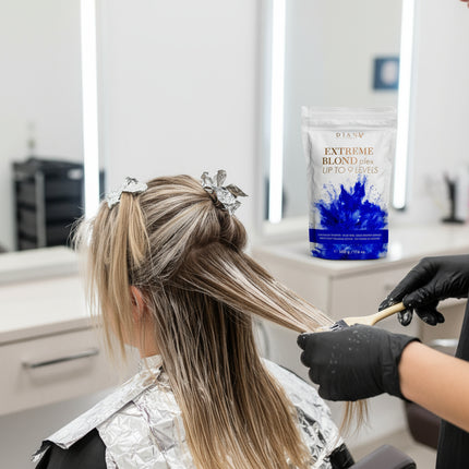 EXTREME Stofvrij Blondeerpoeder met Plex-systeem & Violet Pigment – Tot 9 niveaus (500 g)