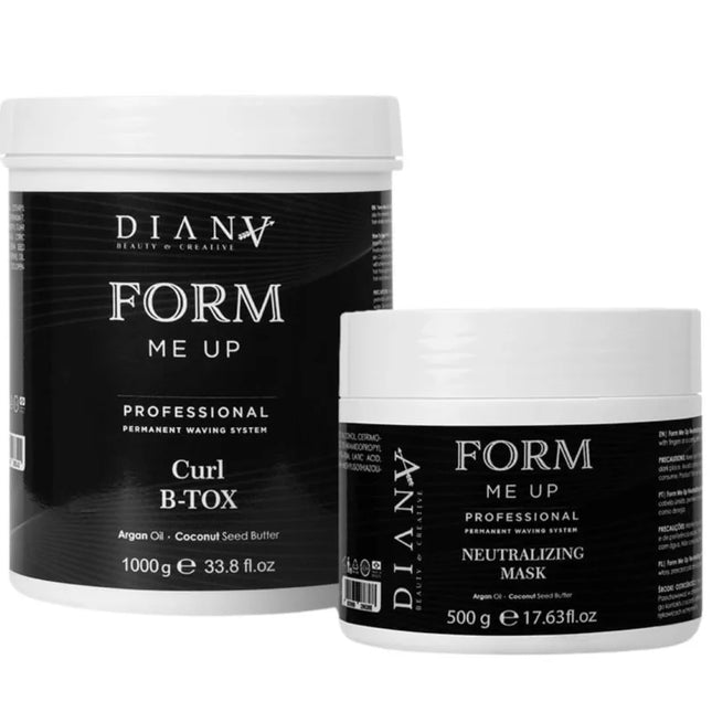 Form Me Up CURL HaarBotox – Tiefenpflegendes &amp; Lockenreparatur-Behandlungsset 1000 g + 500 g