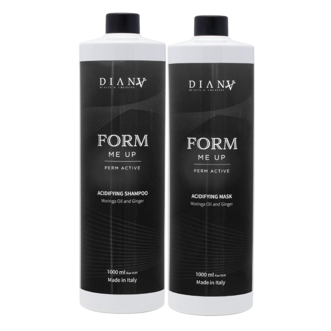 FORM ME UP Home Care Set – Perm Active Acidifying Shampoo + Haarmasker 1000 ml