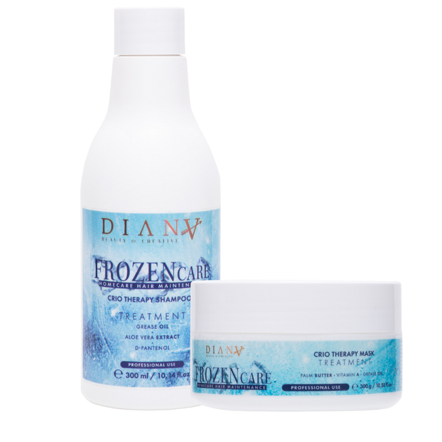 Frozen Cryotherapy Home Care Set (Shampoo + Mask) 2×300 ml – Extend &amp; maintain the effect of cryotherapy