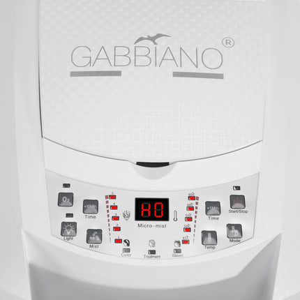 Gabbiano Haarsauna Staand 408D Wit met Actieve Ozon