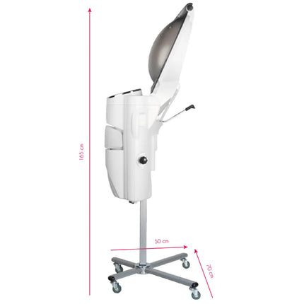 Gabbiano Haarsauna Staand met Actieve Ozon Wit