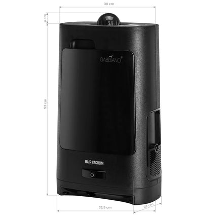 Gabbiano Kappersstofzuiger Staand Automatic 1400W Zwart