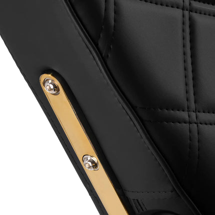 Gabbiano Leonardo barberstoel goud zwart