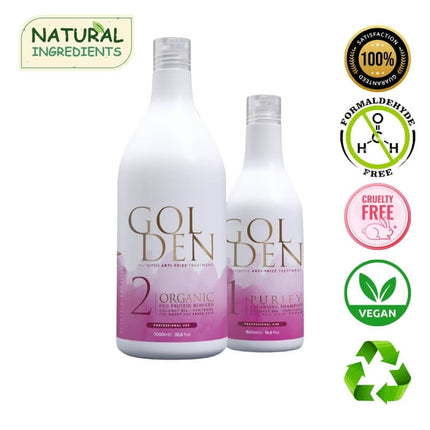 Golden Professional – Luxuriöses Bio-Protein-Glättungssystem 1000 ml + 500 ml