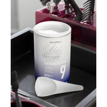 Goldwell Oxycur Platin Dust Free 500gr + Developer 6% 1000ml