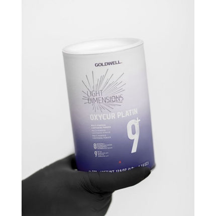 Goldwell Oxycur Platin Dust Free 500gr + Developer 6% 1000ml