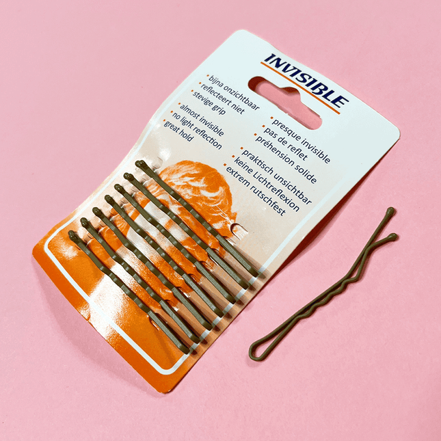 Invisible Haarschuifjes Kort 50mm Blond 9st