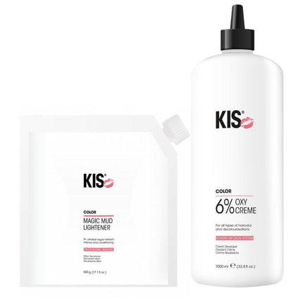 KIS Magic Mud Aufheller 500 g + OxyCream 6 % 1000 ml