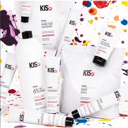 KIS SnowWhite Blonde Puder 500gr + OxyCream 6% 1000ml