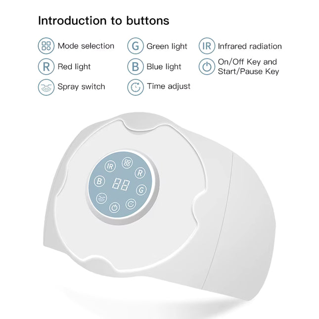 Color LED Face & Body PDT Mask + Cold Nano Spray
