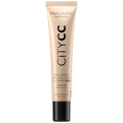 MÁDARA City CC Hyaluronic Anti-Pollution CC Cream SPF 15 Tan 40ml