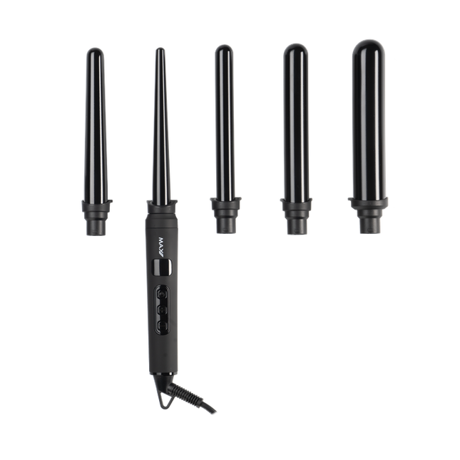 Max Pro Fusion Multifunctional Curling Iron Black 100W