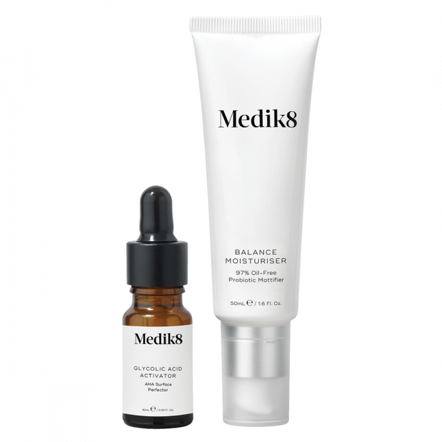 Medik8 Balance Moisturiser & Glycolic Adic Activator 50ml