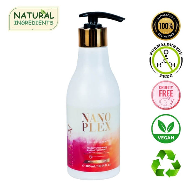 Nano Plex – Professionele Haarbescherming tijdens Hittebehandelingen 300ml