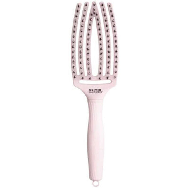 Olivia Garden Fingerbrush Combo Pastel Pink Medium
