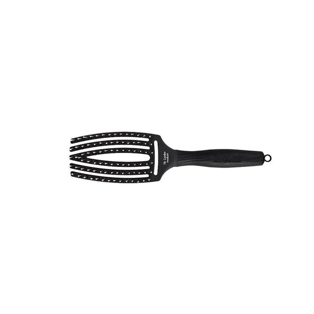 Olivia Garden Fingerbrush Combo Zwart Medium