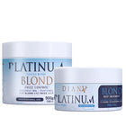 Soin Botox capillaire Platinum pour cheveux blonds, coffret 500 ml + 300 ml