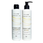 Premium Line Homecare Set – Shampoo + Haarmasker 250ml – met arganolie, keratine & luminescine