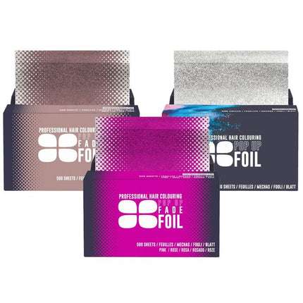 Procare Embossed Pop Up Foil 500 Sheets 130x280mm – Gold / Silver / Pink