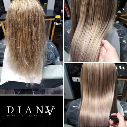 Golden Blue Professional – Luxury Violet Protein Straightening System 1000ml + 500ml