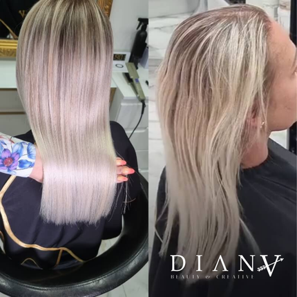 Golden Blue Professional – Luxury Violet Protein Straightening Set 500ml + 300ml