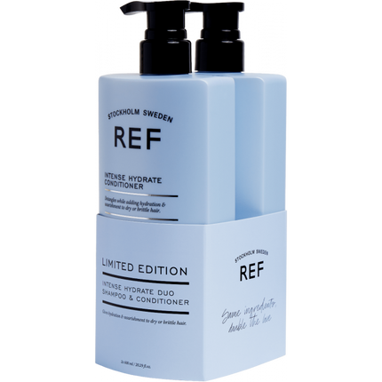 REF Intense hydrate duo shampoo + conditioner limited edition 2x600ml