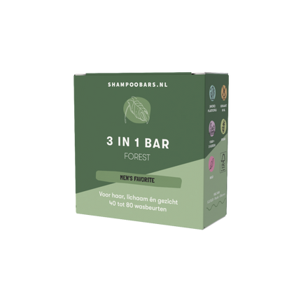 ShampooBars 3-In-1 Bar Forest 60gr