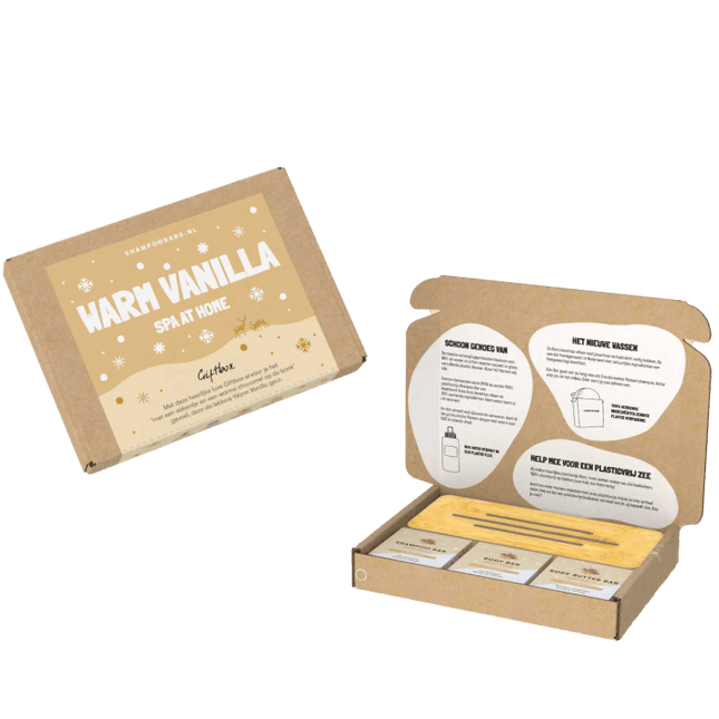 ShampooBars Giftbox Warm Vanilla Spa At Home