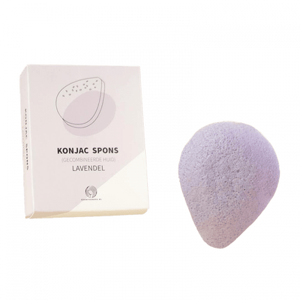 ShampooBars Éponge Konjac peau combinée, Lavande