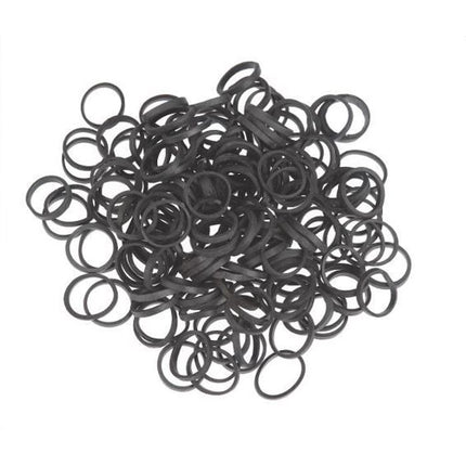 Sibel Haarelastiekjes zwart 500st