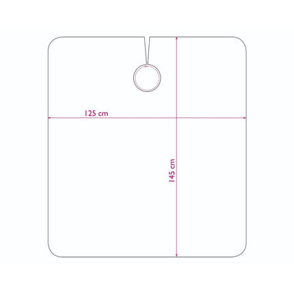 Trend-Design NEON Kapmantel met drukknopen