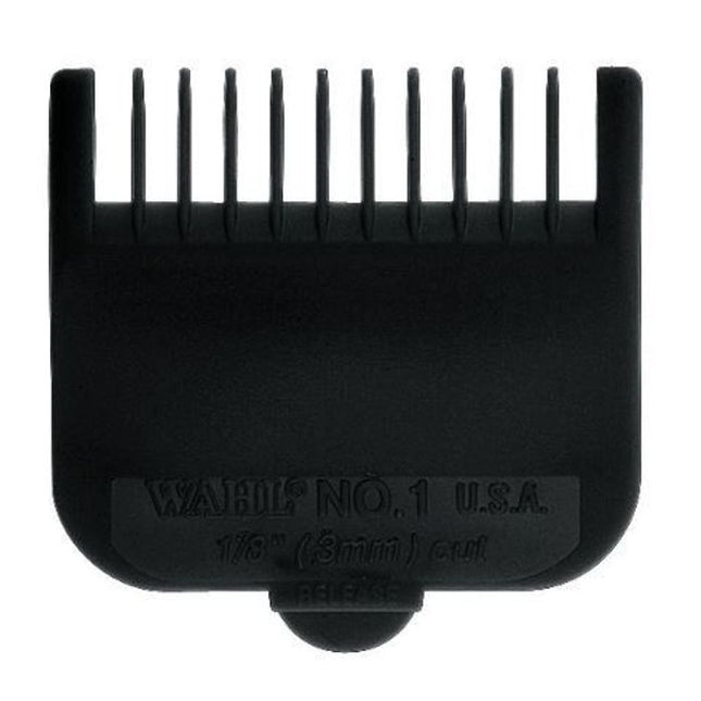 Wahl Opzetkam nr. 1 Plastic zwart 3mm