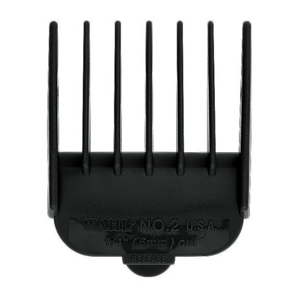 Wahl Opzetkam nr. 2 plastic zwart 6mm
