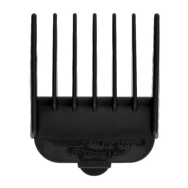 Wahl Opzetkam nr. 2 plastic zwart 6mm