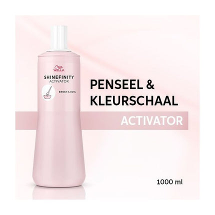 Wella ShineFinity Activator 2% Penseel & Kleurschaal 1000ml