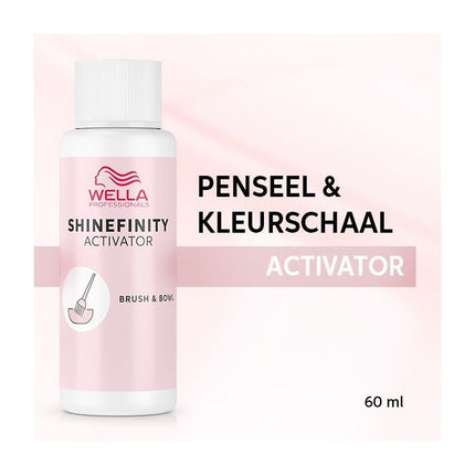 Wella ShineFinity Activator 2% Penseel & Kleurschaal 60ml