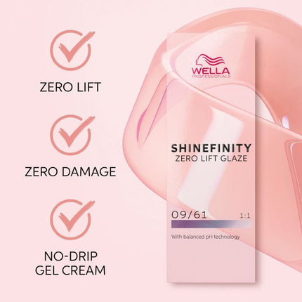 Wella ShineFinity Zero Lift Glaze 00/00 Crystal Glaze 500ml