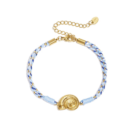 Armbanden met touwbedeltjes, bloemenmotief, casual, vakantie/strand, romantische serie, damessieraden