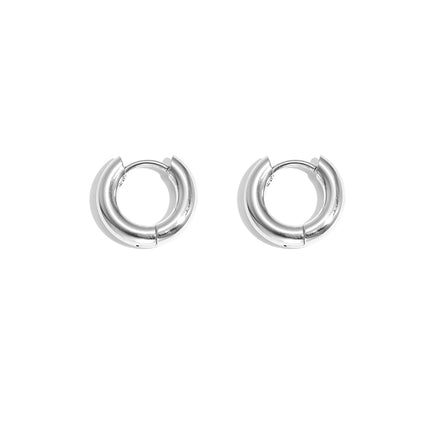 Basic creolen oorbellen - mini Stainless Steel