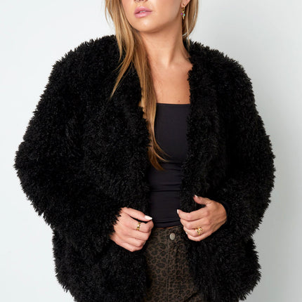 Geweven Polyestervezel Vrouwen Jas Elegant Solide Kleur Herfst/Winter