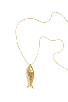 Roestvrijstalen lange kettingen met vis, casual, dagelijks, eenvoudig, serie, damessieraden