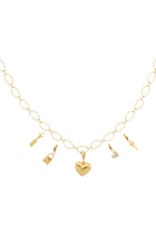 Grote hart DIY ketting