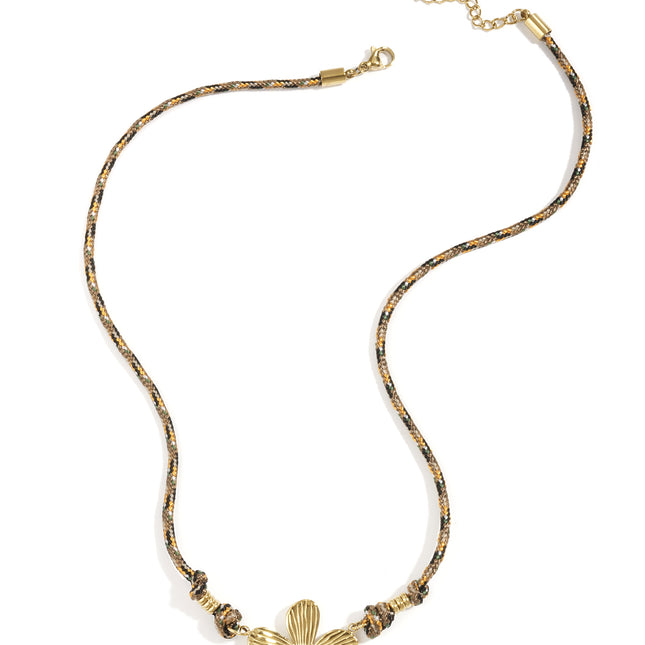 Roestvrijstalen hangerkettingen Bloemen Casual Dagelijks Eenvoudig Serie Damessieraden