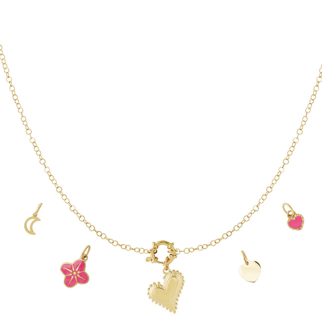 Chunky hart DIY ketting