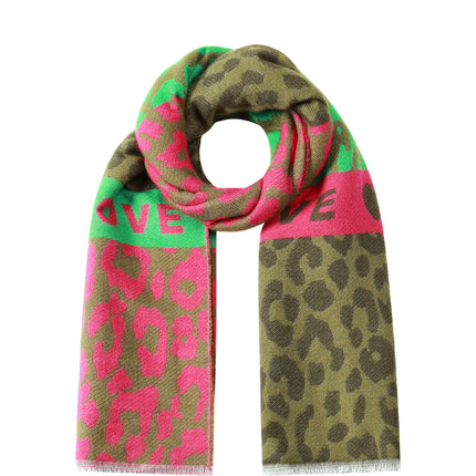 Wintersjaals Luipaardprint Casual Acryl Dagelijkse accessoires