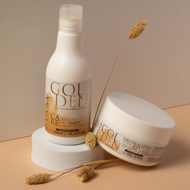 Golden Botox Home Care Set – Shampoo + Hair Mask 300 ml